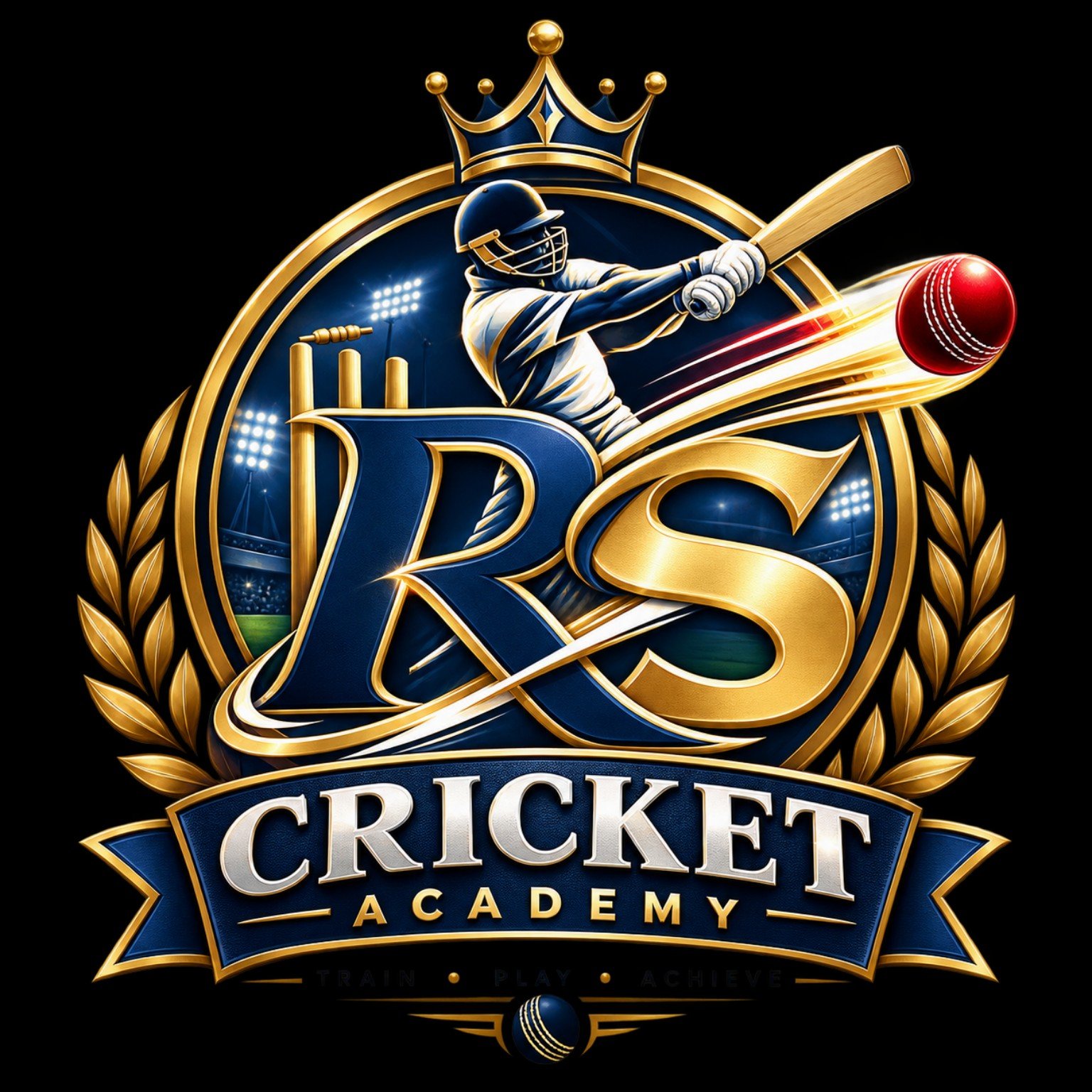 R S Cricket Academy logo